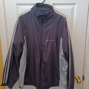 Men's XL Champion Athletic Jacket/Windbreaker Full Zip, Zip Pockets